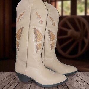 Free People Jeffrey Campbell FLY AWAY Tall Western Boots